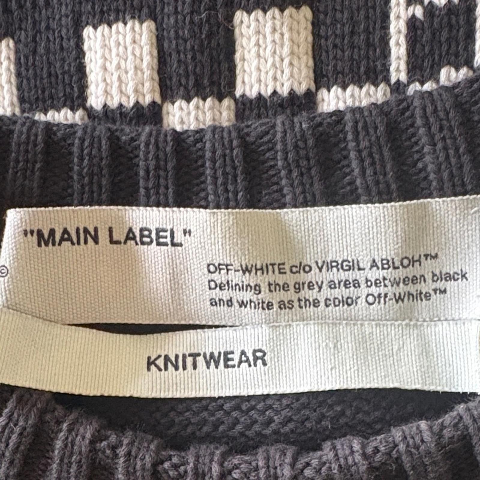 Off-White OFF-WHITE Archival FW19 Graffiti Arrow Sweater Virgil Abloh Size M / US 6-8 / IT 42-44 - 6 Thumbnail
