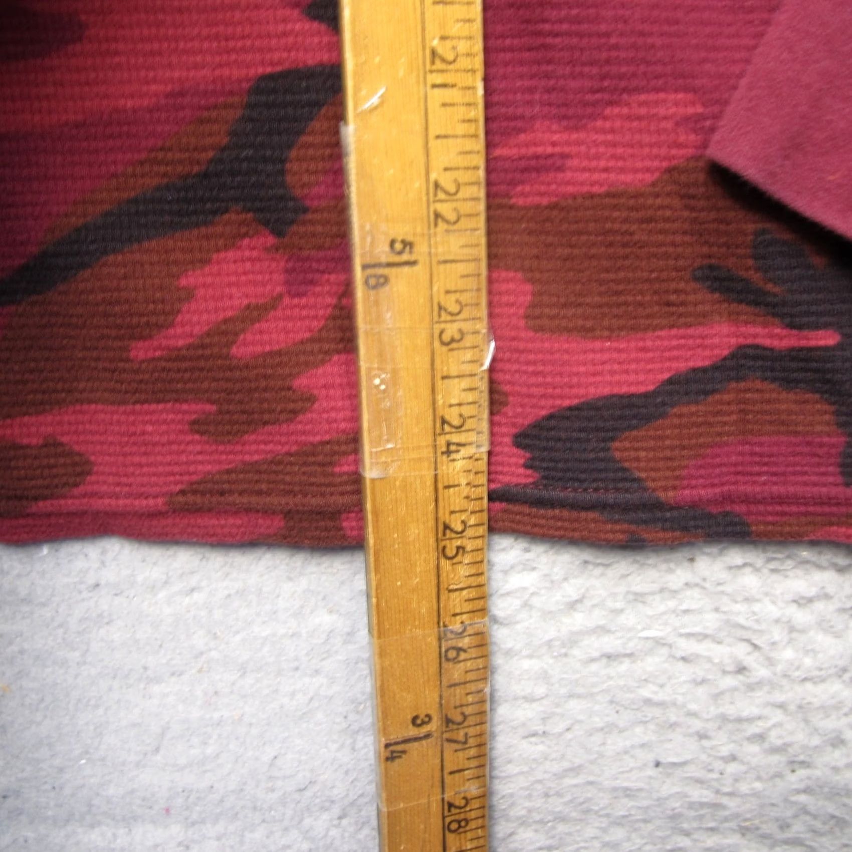 Polo Ralph Lauren Polo Ralph Lauren Sweater Mens Medium Red Black Camo Thermal Crewneck Pullover Size US M / EU 48-50 / 2 - 6 Thumbnail