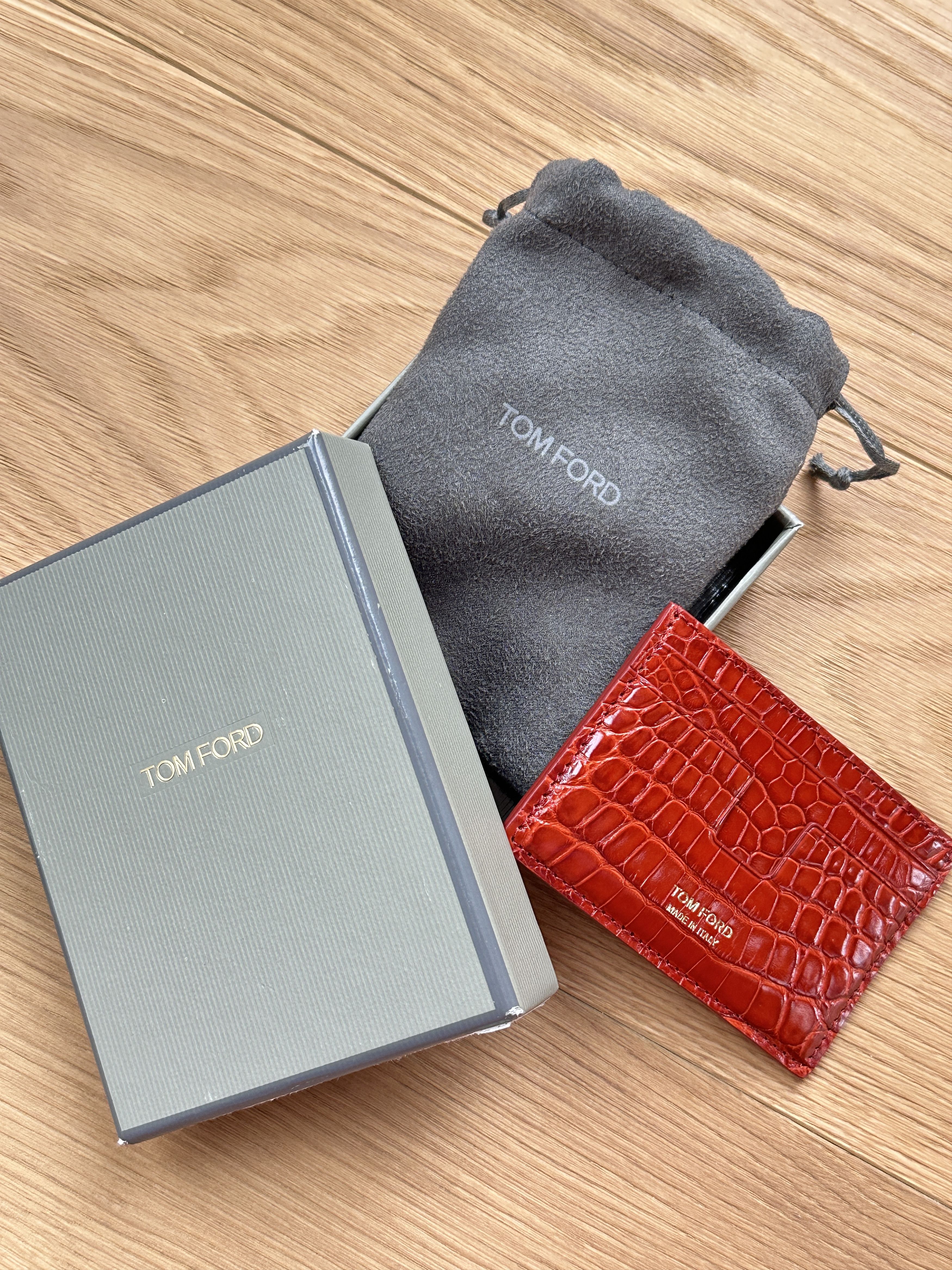 Tom Ford Tom Ford alligator cardholder/wallet Size ONE SIZE - 3 Thumbnail
