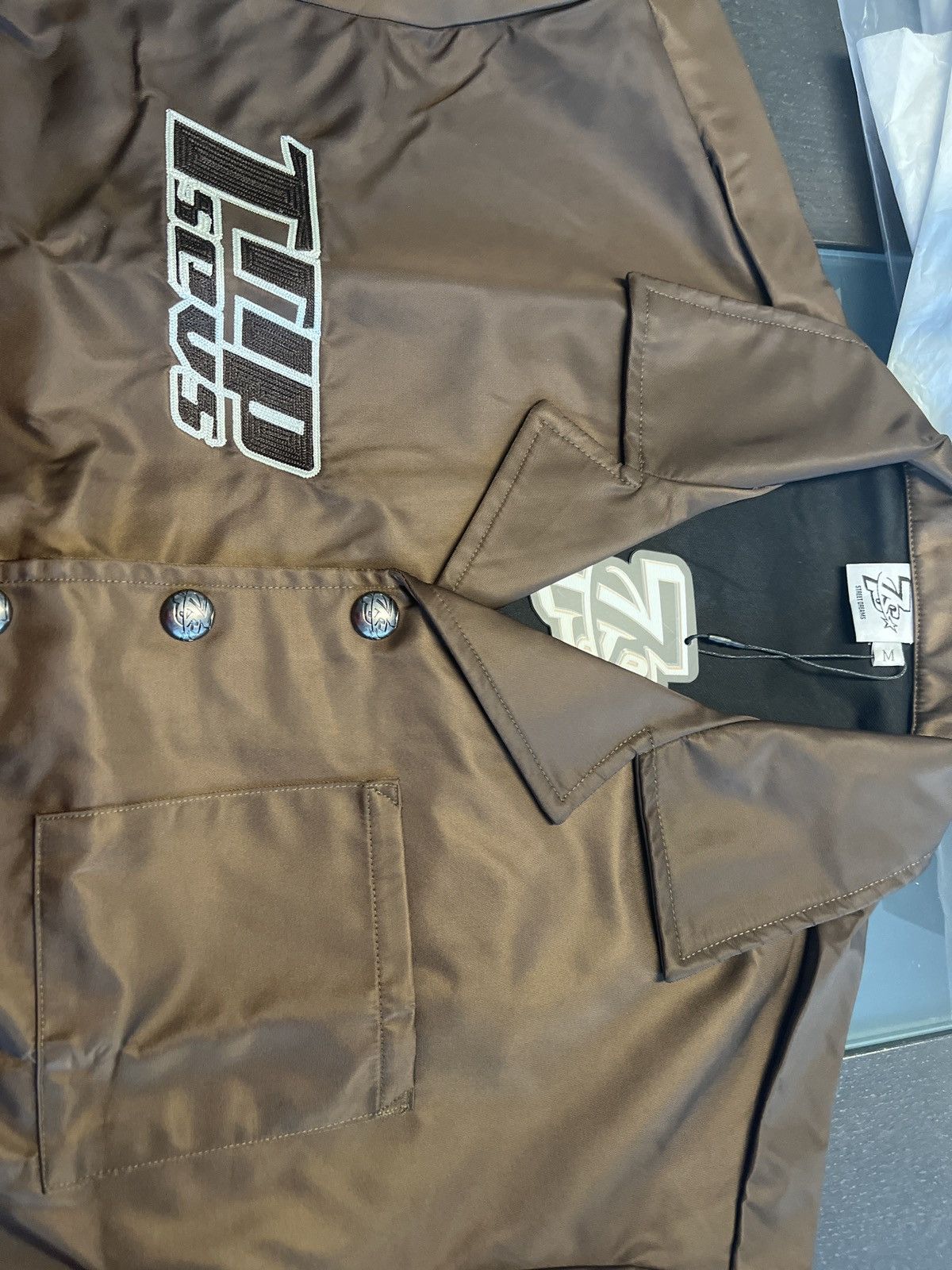 Other Triple sevens nylon t-shirt brown Size US M / EU 48-50 / 2 - 2 Thumbnail