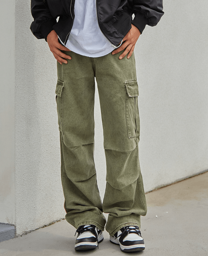 Japanese Brand × Jean Trendy retro loose casual cargo trousers Size US 32 / EU 48 - 1 Thumbnail