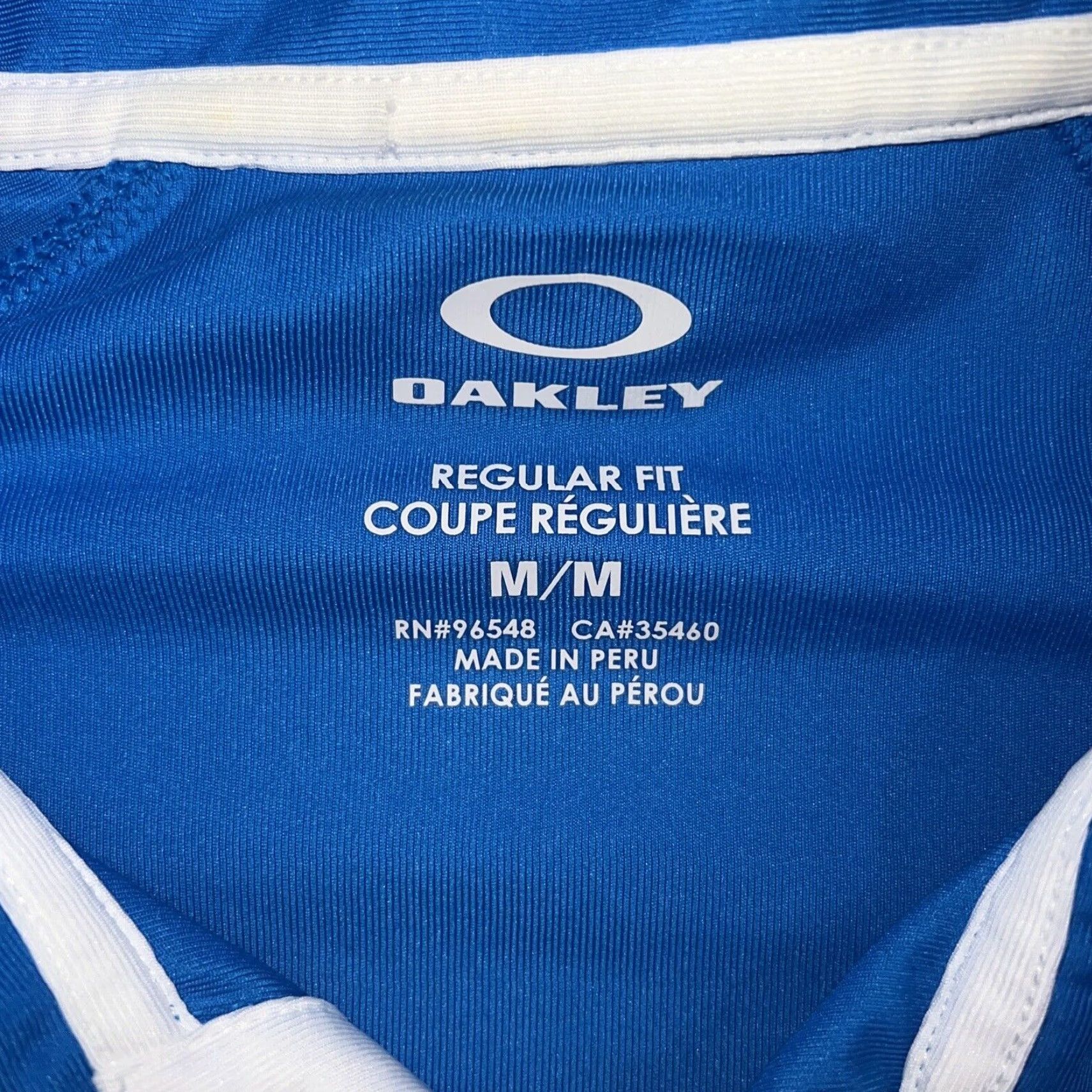 Oakley Oakley Polo Shirt Mens Medium Blue Size US M / EU 48-50 / 2 - 3 Thumbnail
