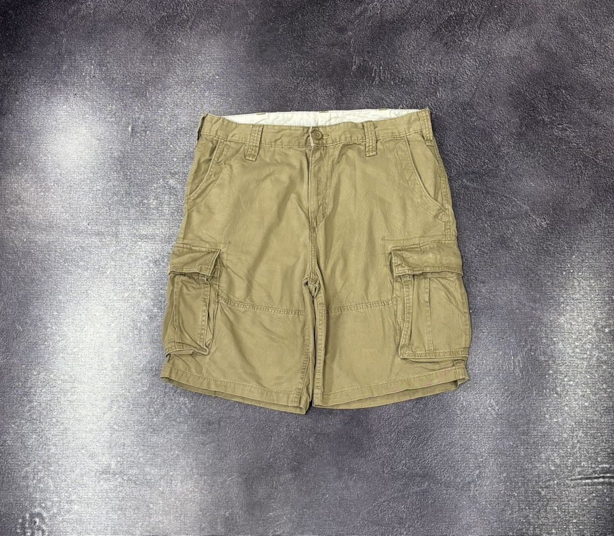 Nautica Vintage Nautica Y2K Beige Utility Hype Outdoor Cargo Shorts Size US 36 / EU 52 - 1 Thumbnail