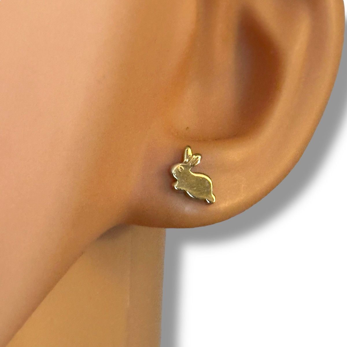 Vintage Vintage Avon gold tone bunnies and flower basket earrings Size ONE SIZE - 3 Thumbnail