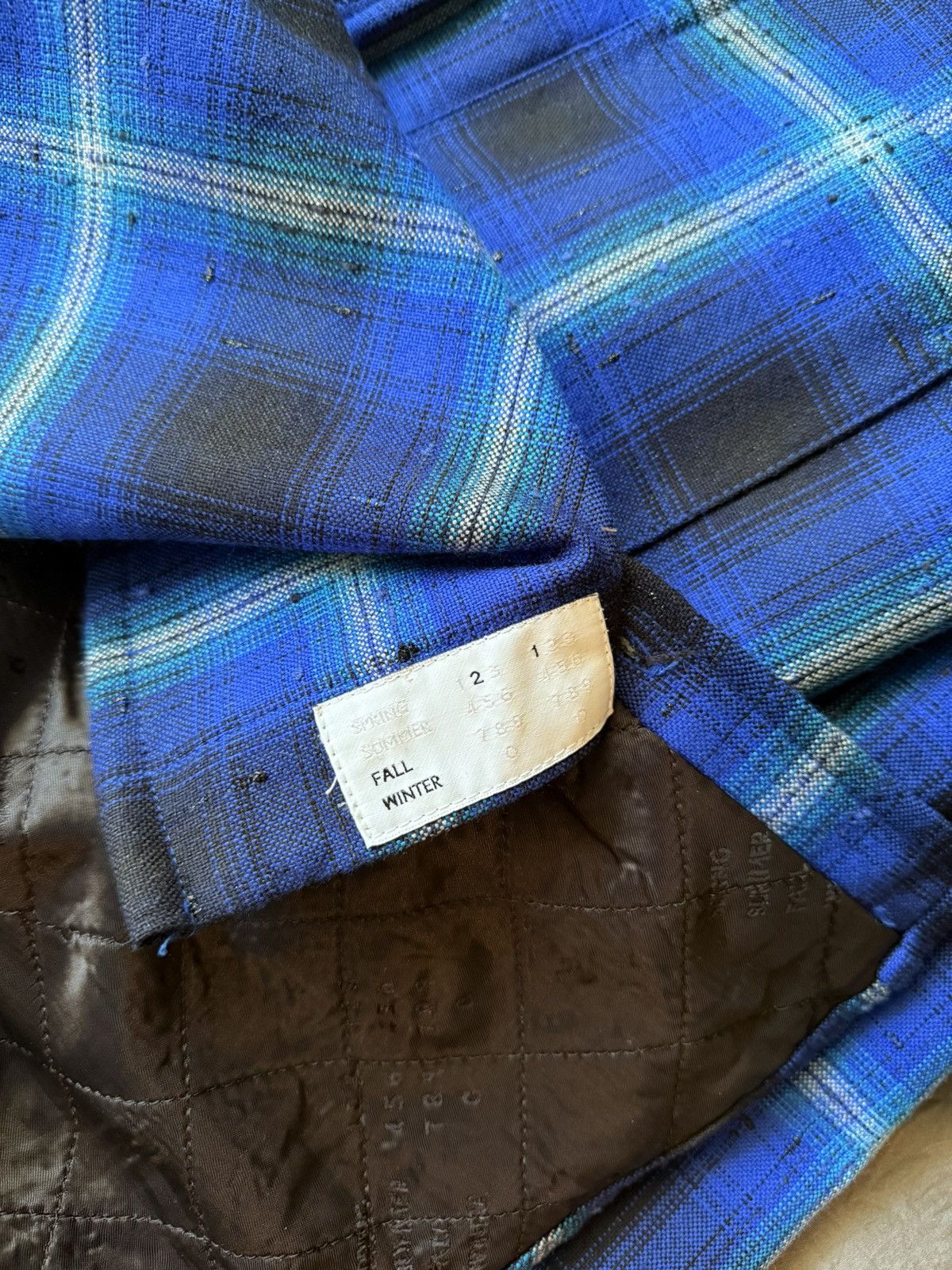 4SDESIGNS 4Sdesigns quilted check overshirt Size US S / EU 44-46 / 1 - 6 Thumbnail