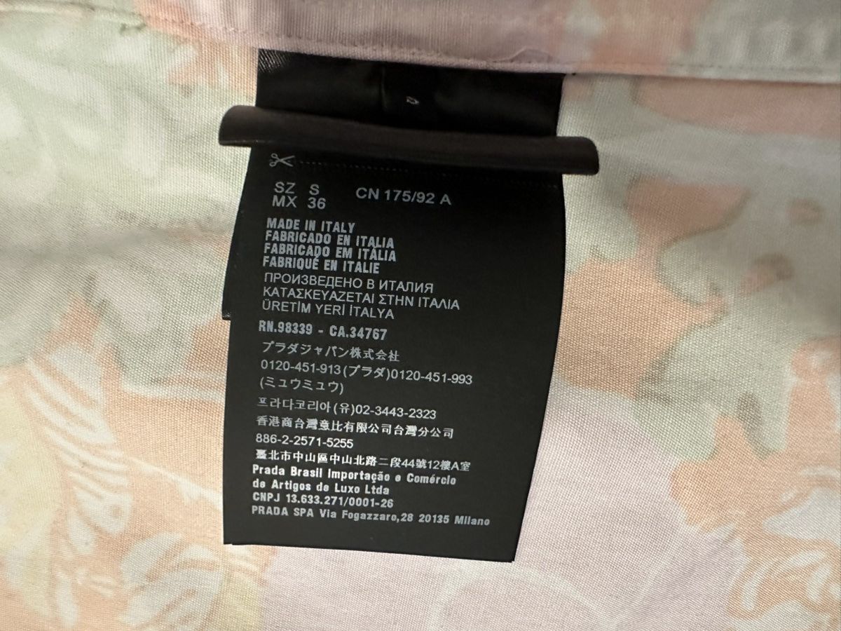 Prada Prada Double Match Cotton Shirt Size US S / EU 44-46 / 1 - 5 Thumbnail
