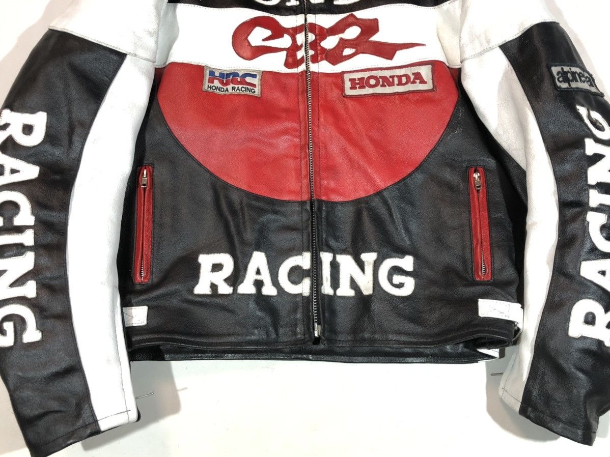 Alpinestars × Dainese × Yamaha Honda Motorcycle leather jacket Racing vintage Size US XL / EU 56 / 4 - 7 Thumbnail