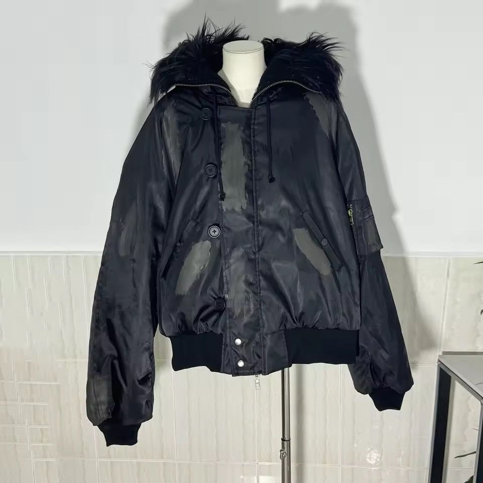 Other Streetwear Tie Dye Patchwork Zipper Retro Winter Jacket Coat Size US M / EU 48-50 / 2 - 2 Thumbnail