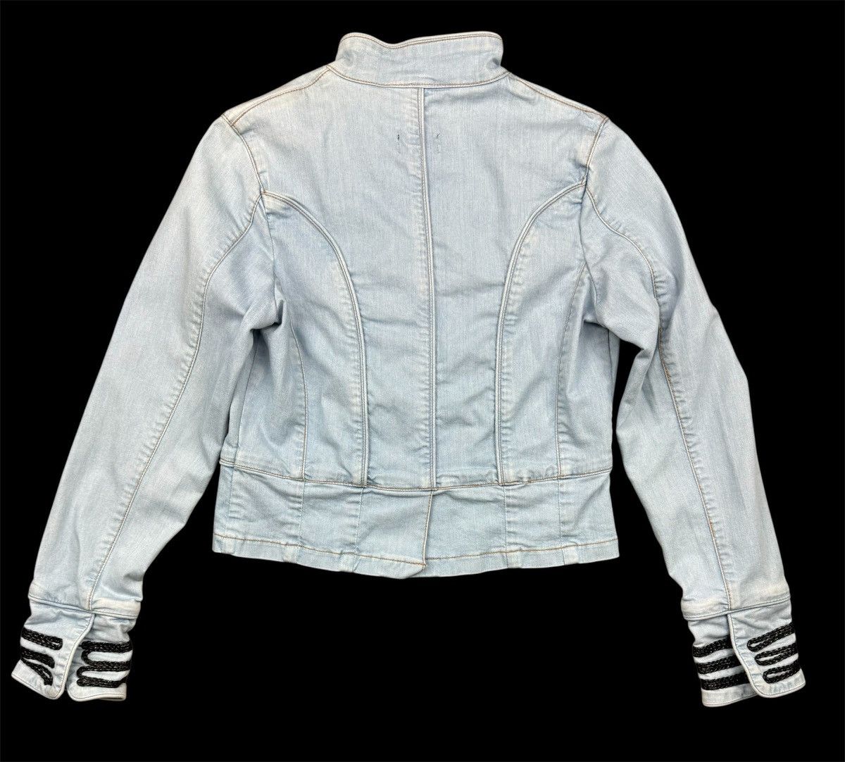Vintage Witchery Vintage Denim Blue Jacket S10 With Cool Details Size L / US 10 / IT 46 - 4 Thumbnail