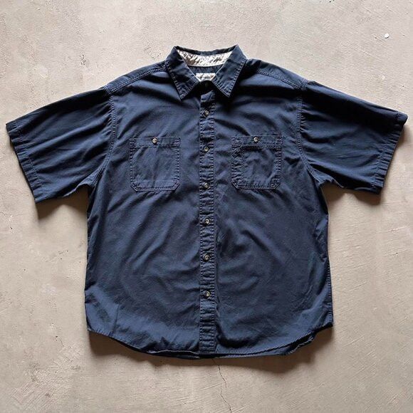 Carhartt carhartt navy boxy button-up shirt Size US XXL / EU 58 / 5 - 1 Thumbnail
