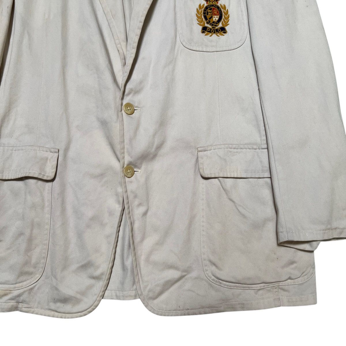Polo Ralph Lauren Vintage Polo Ralph Lauren Khaki Blazer Jacket Size US L / EU 52-54 / 3 - 5 Thumbnail