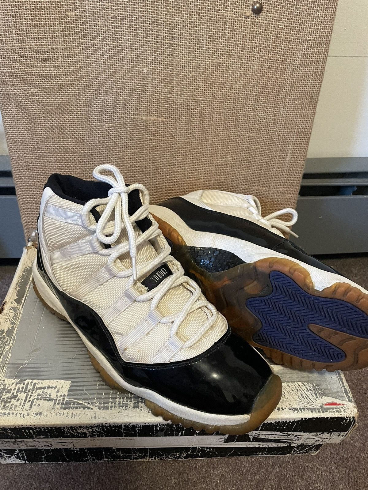 Jordan Brand × Nike 2000 retro 11 concords Size US 10.5 / EU 43-44 - 6 Thumbnail