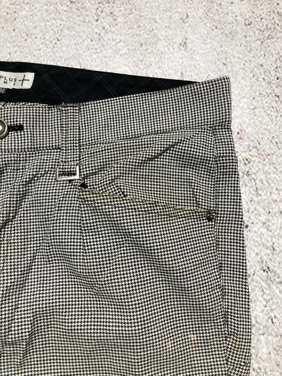 Japanese Brand 2000s Klein Plus Homme Hickory Pants Punk Lgb Style Size US 32 / EU 48 - 6 Thumbnail