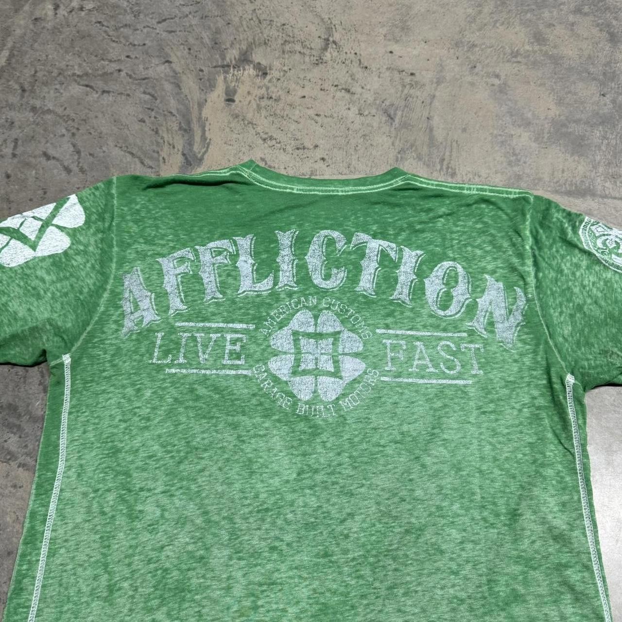 Affliction Vintage Y2K Affliction Celtic Skull T Shirt Size US M / EU 48-50 / 2 - 6 Thumbnail