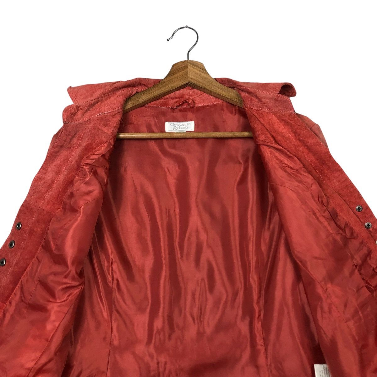 Japanese Brand 🔥VINTAGE CROPPED LEATHER JACKET CHRISTOPHER & BANKS Size S / US 4 / IT 40 - 14 Thumbnail