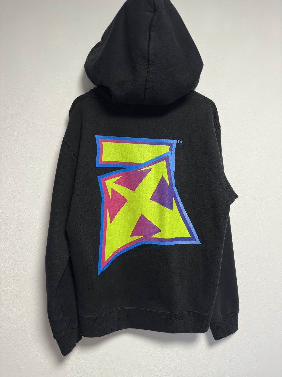 Off-White Black Off-White hoodie green fluo Size US XL / EU 56 / 4 - 2 Thumbnail