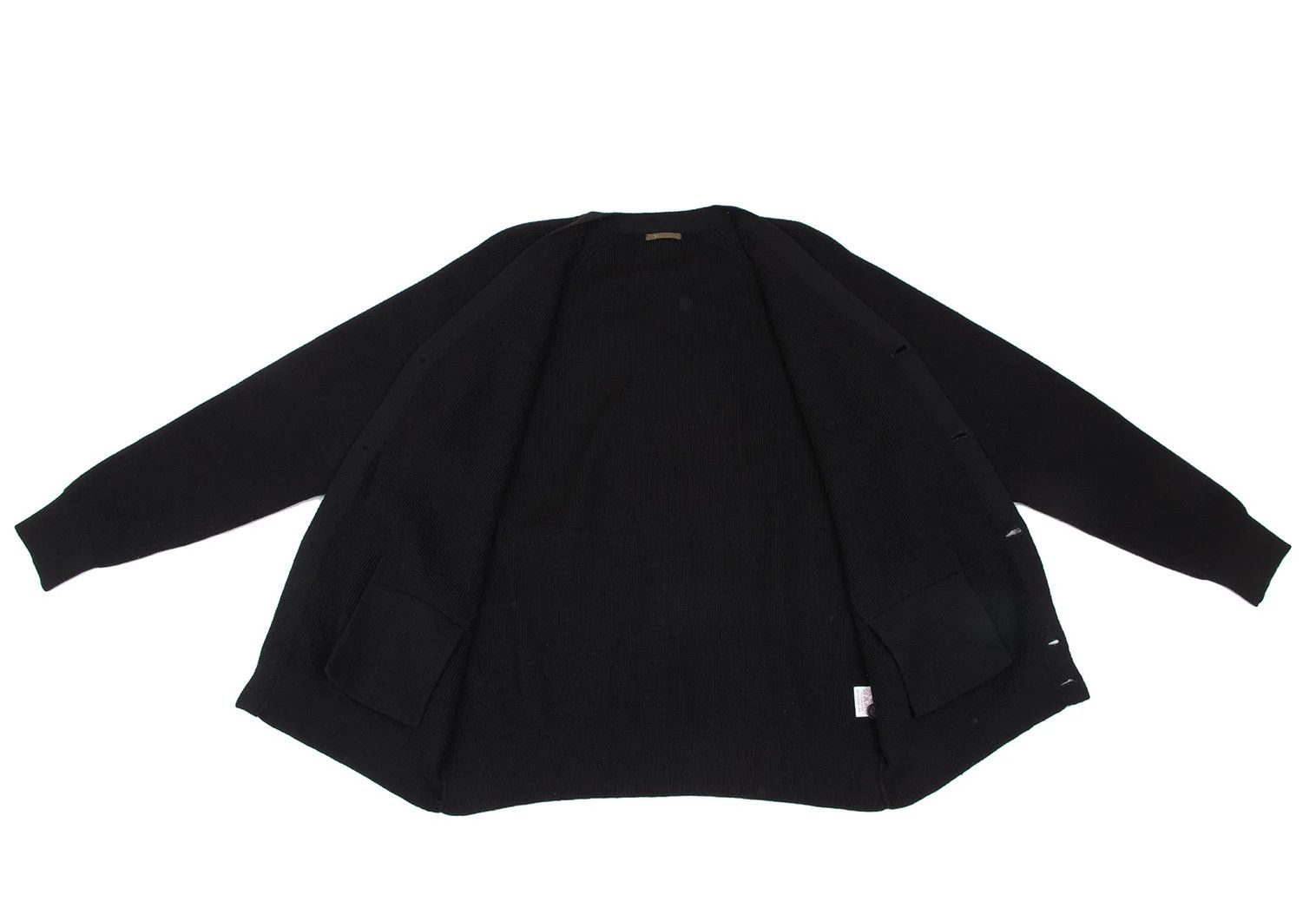 Jean Paul Gaultier Wool Knit Cardigan in Black, Size L Size US L / EU 52-54 / 3 - 8 Thumbnail