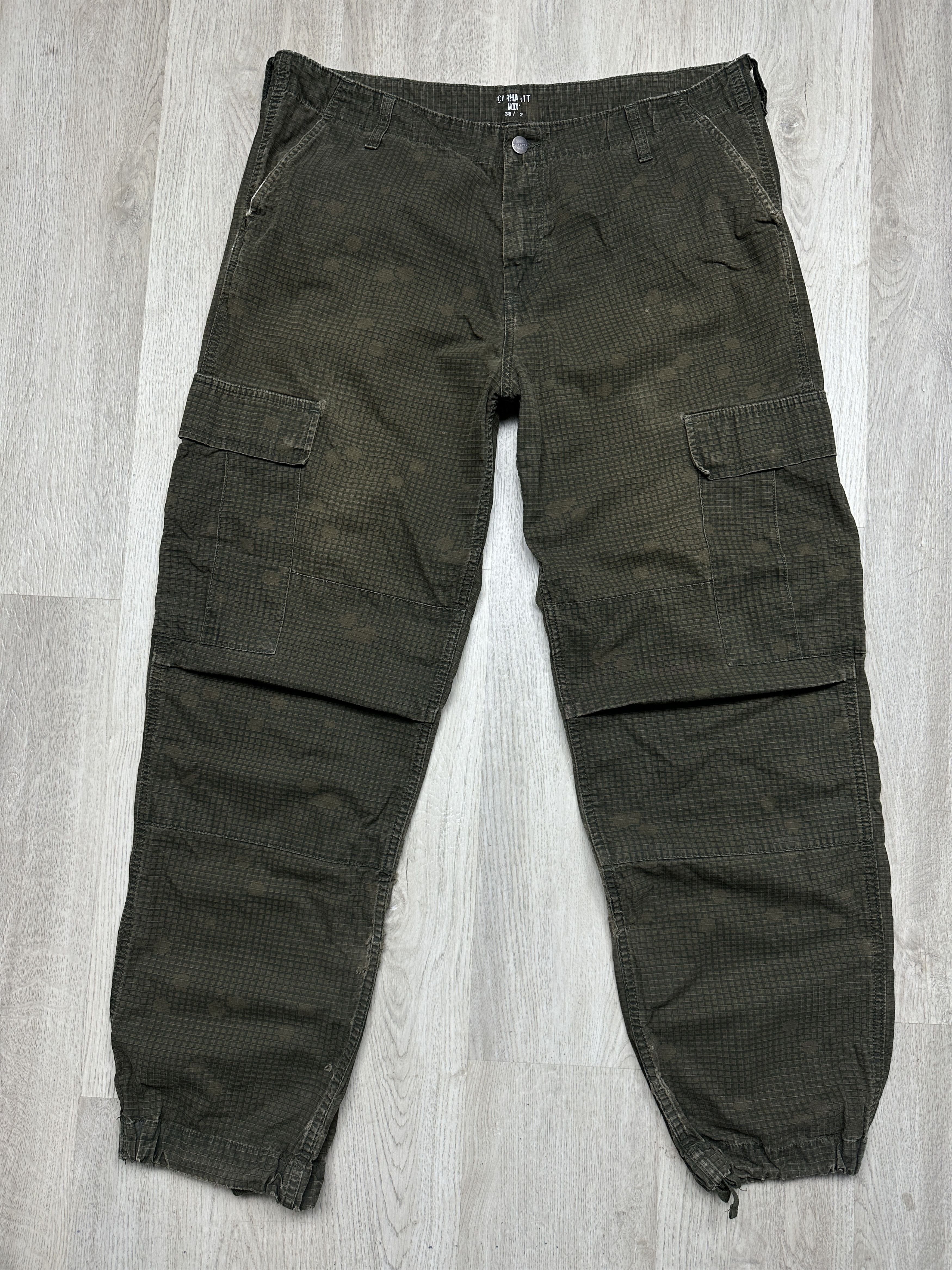 Carhartt Wip Carhartt WIP Mens Cargo Pants Workwear Size US 38 / EU 54 - 7 Thumbnail