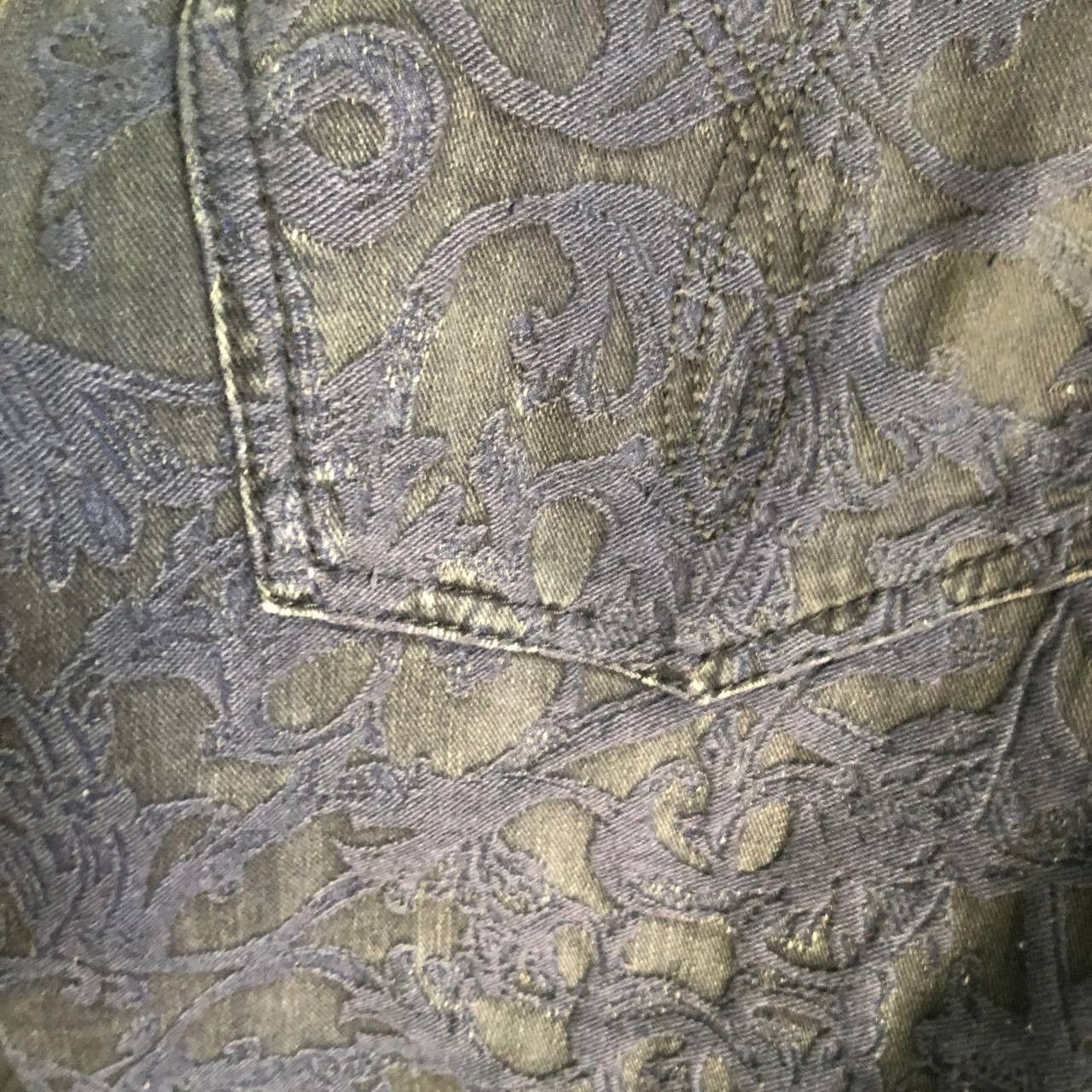 Versace Versace Embroidered printed denim pants Size US 36 / EU 52 - 5 Thumbnail