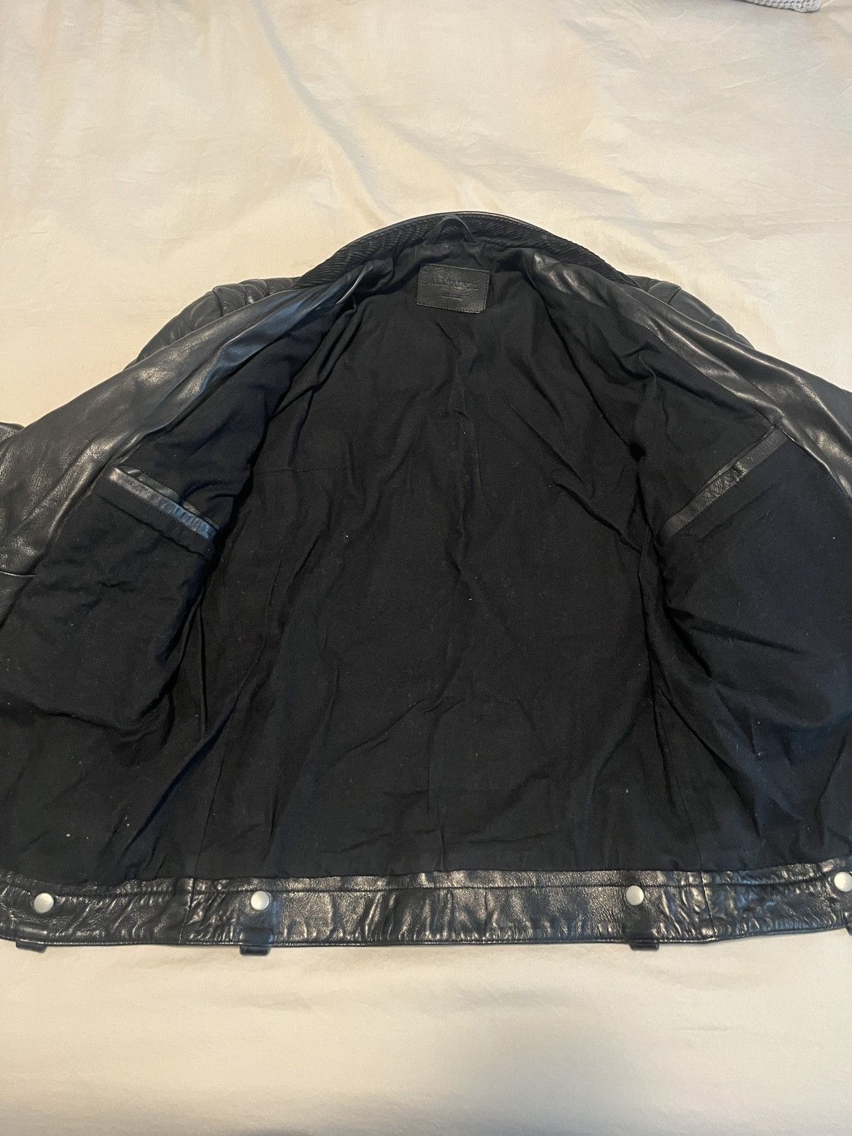 Allsaints AllSaints Padded Moto Leather Jacket Size US M / EU 48-50 / 2 - 6 Thumbnail