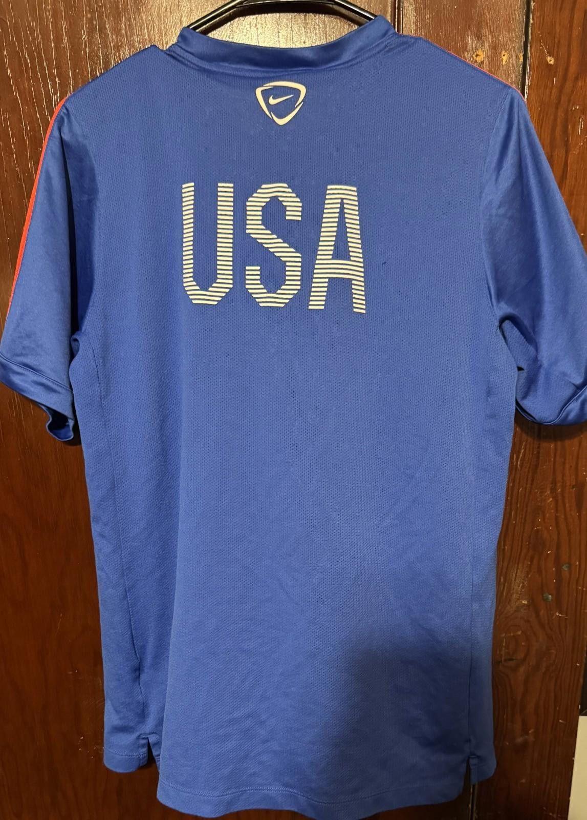 Nike USA Soccer Nike Training Jersey Men's Size Large Blue Size ONE SIZE - 2 Thumbnail