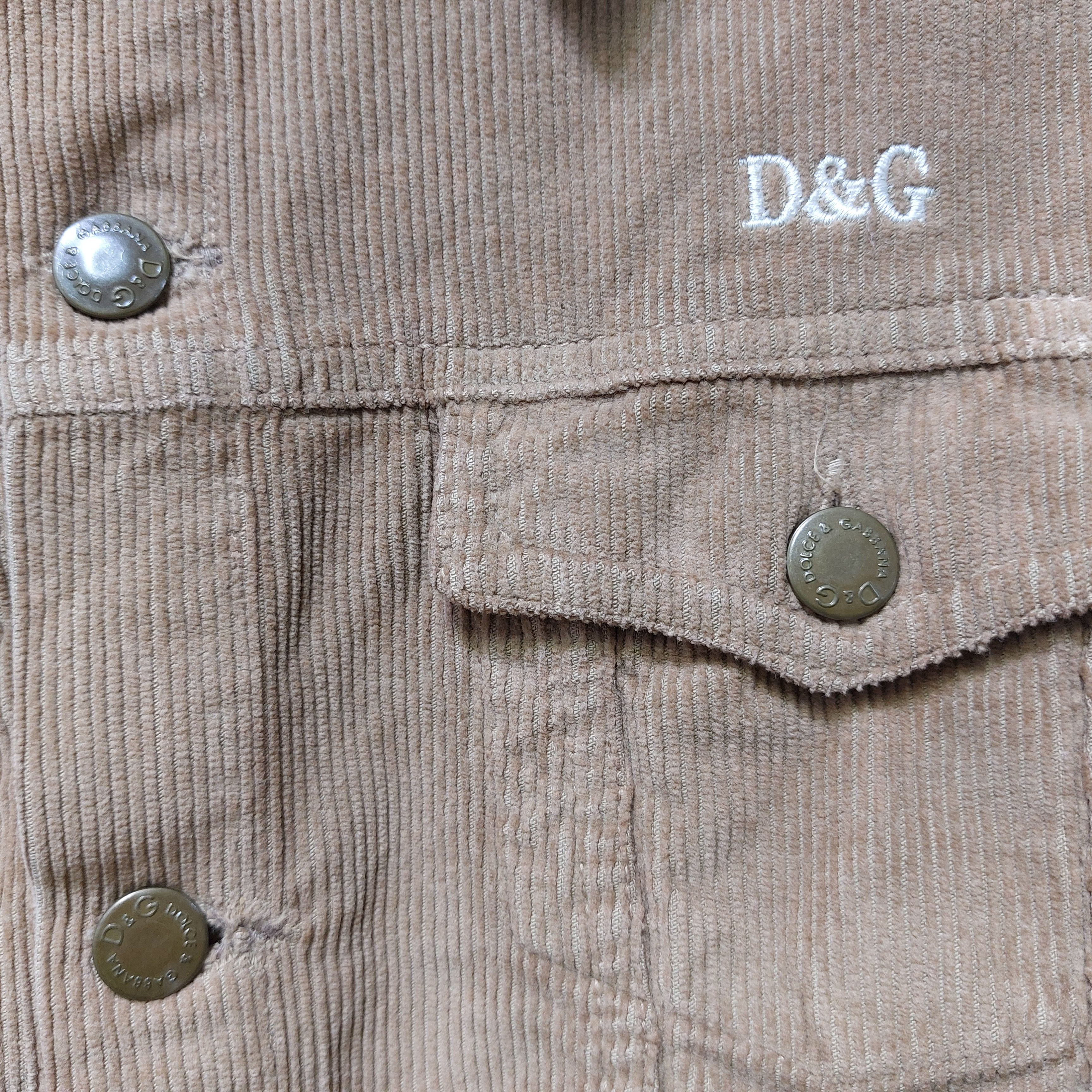 Dolce & Gabbana Dolce & Gabbana Cord jacket Size L / US 10 / IT 46 - 4 Thumbnail