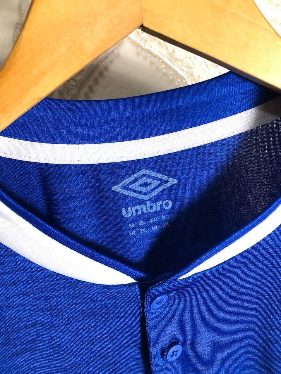 Umbro VINTAGE UMBRO FC EVERTON ENGLAND SOCCER JERSEY RETRO Y2K 90s Size US XXL / EU 58 / 5 - 4 Thumbnail