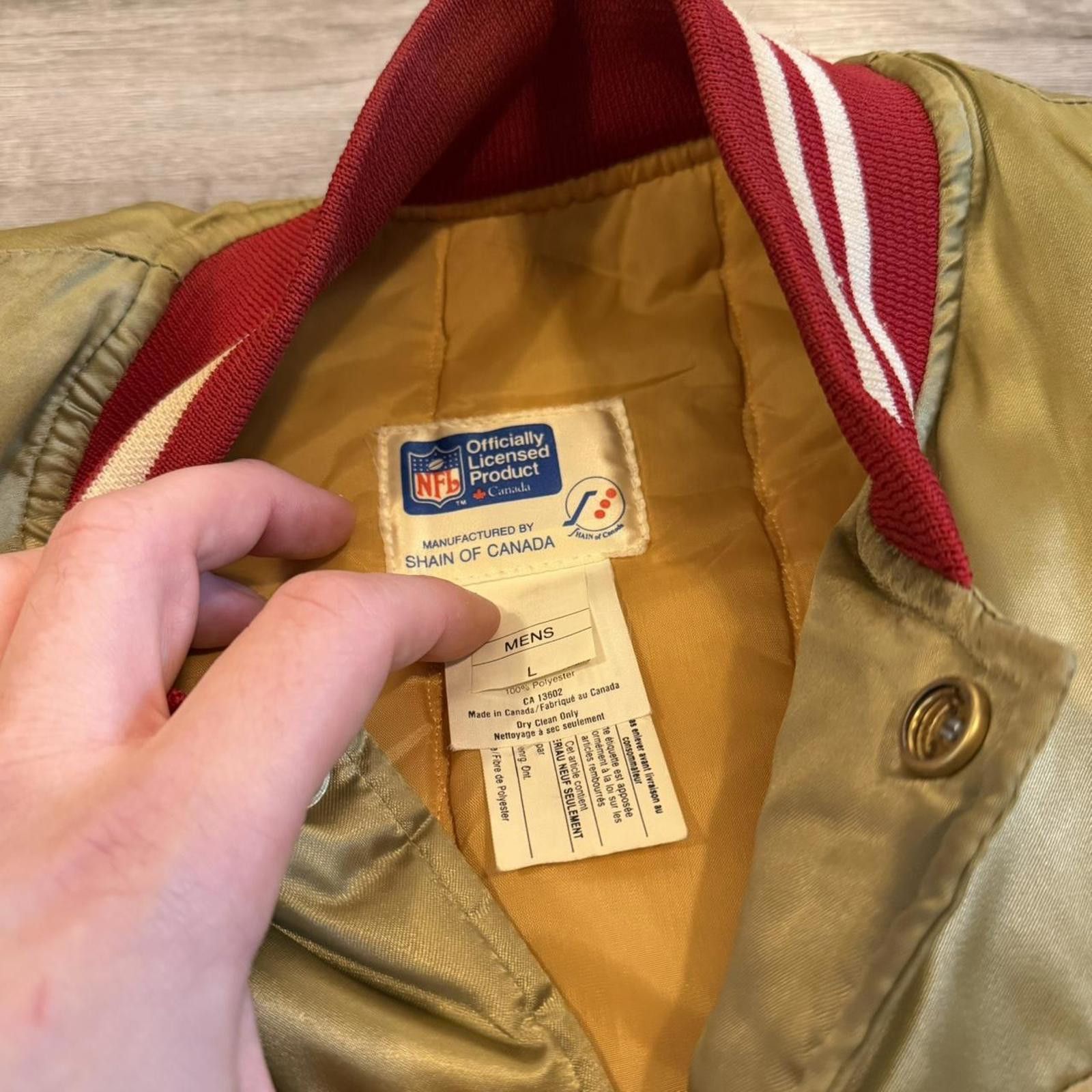 Other Vintage San Francisco 49er shain satin bomber jacket 80s L Size US L / EU 52-54 / 3 - 7 Thumbnail