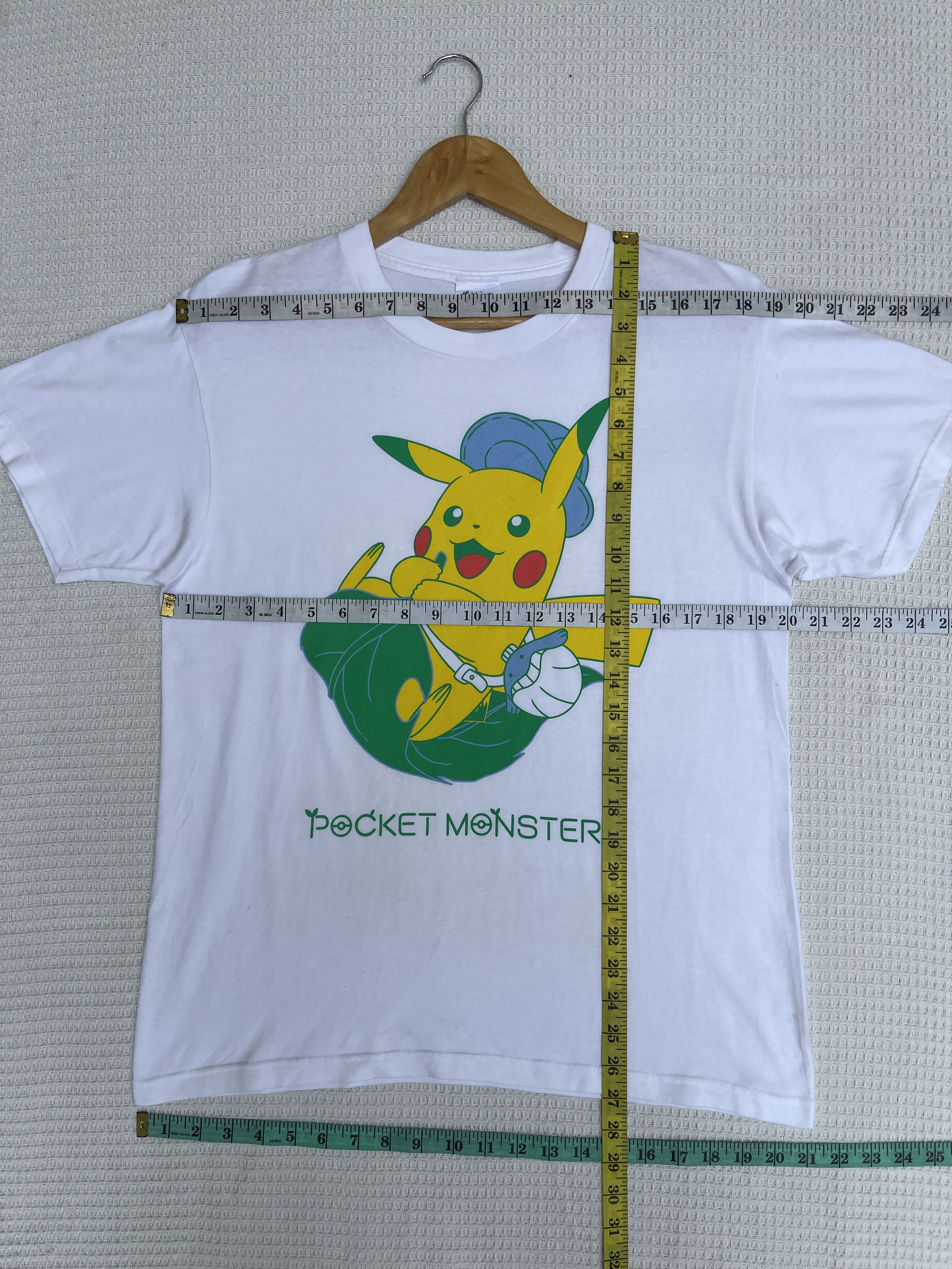Nintendo × Pokemon × Vintage Last Drop🔥Rare🔥Vintage Pokemon Pocket Monster T-Shirt Size US M / EU 48-50 / 2 - 9 Thumbnail