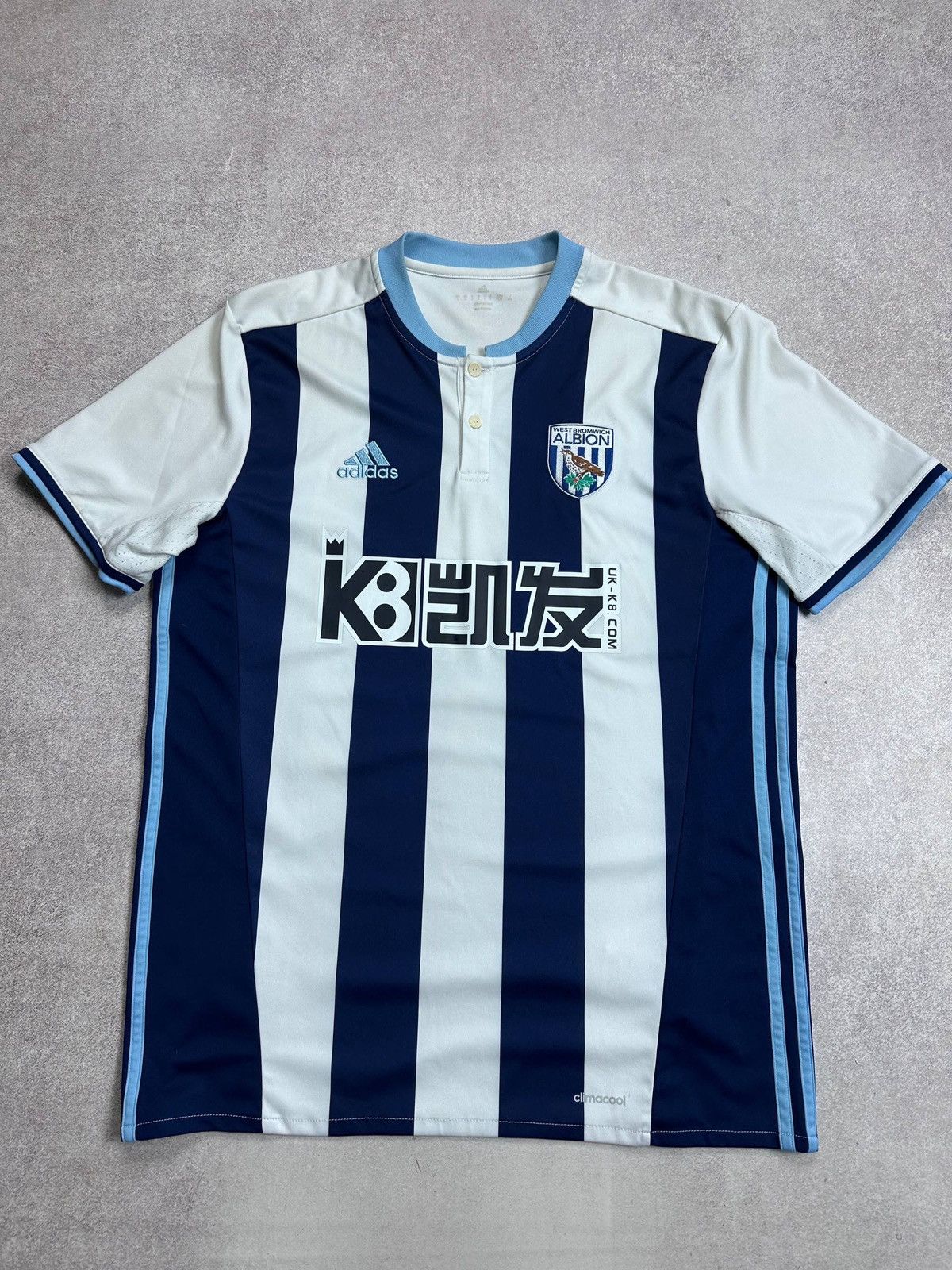 Adidas 2016 Adidas West Bromwich Albion Home Jersey T-shirt XL Size US L / EU 52-54 / 3 - 2 Thumbnail