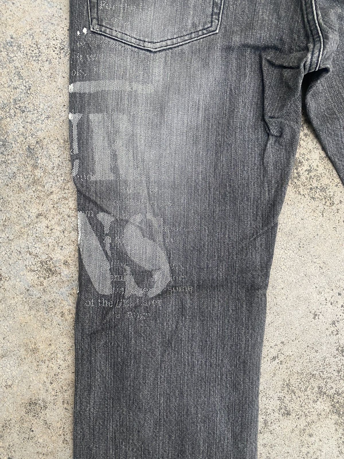 If Six Was Nine × Japanese Brand × Le Grande Bleu (L.G.B.) Flare Jeans Rupert Edge Distressed Hagi Painted Bootcut Size US 30 / EU 46 - 19 Thumbnail