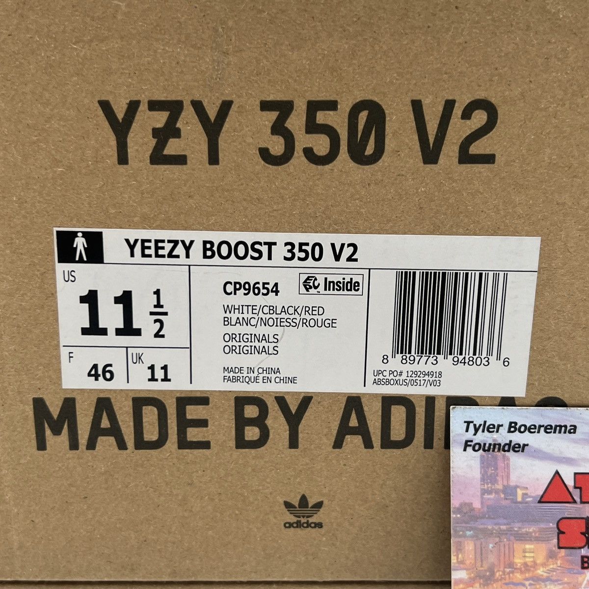 Adidas Yeezy boost 350 zebra Size US 11.5 / EU 44-45 - 6 Thumbnail