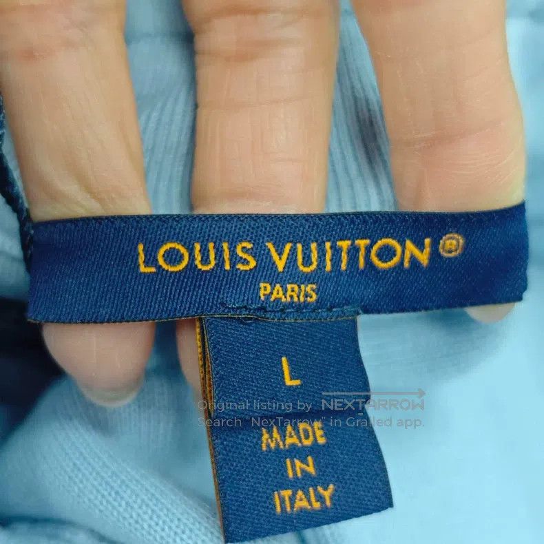 Louis Vuitton Louis Vuitton size l Light blue badge logo knit shorts Size US 28 / EU 44 - 5 Thumbnail