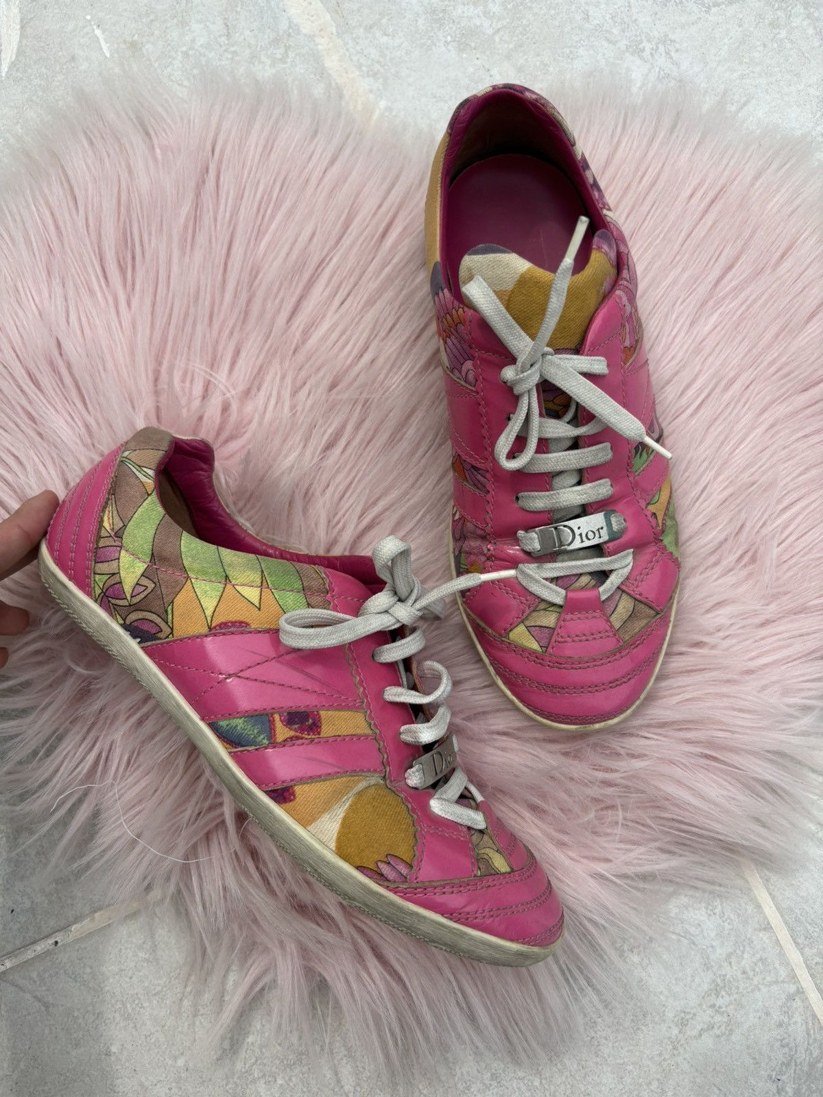 Dior y2k floral Dior shoes Size US 6.5 / IT 36.5 - 2 Thumbnail