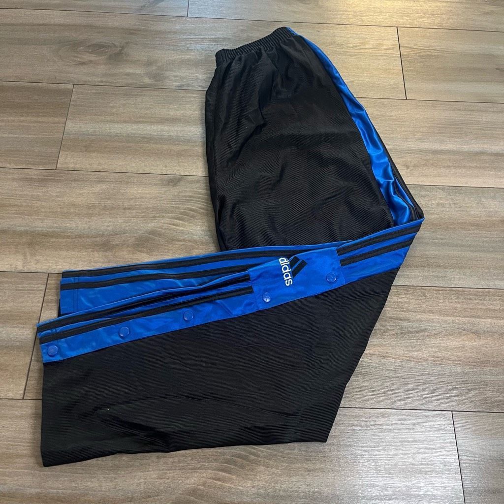 Adidas VTG Adidas Snap Leg Dazzle Shiny Track Pants Men large Bin L Size US 40 / EU 56 - 1 Thumbnail
