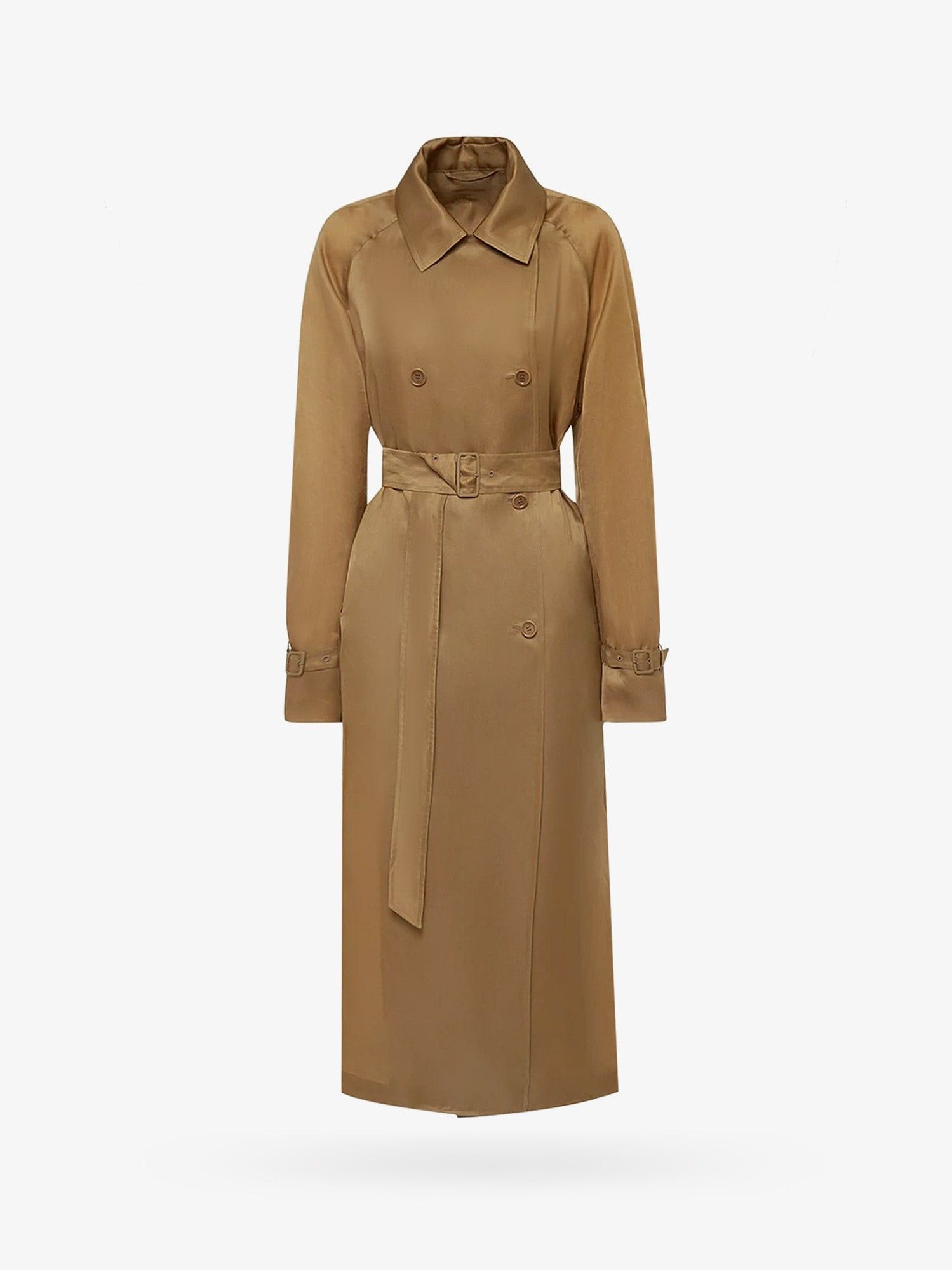 image of Max Mara Sacco Woman Beige Trench Coats, Women's (Size XS)