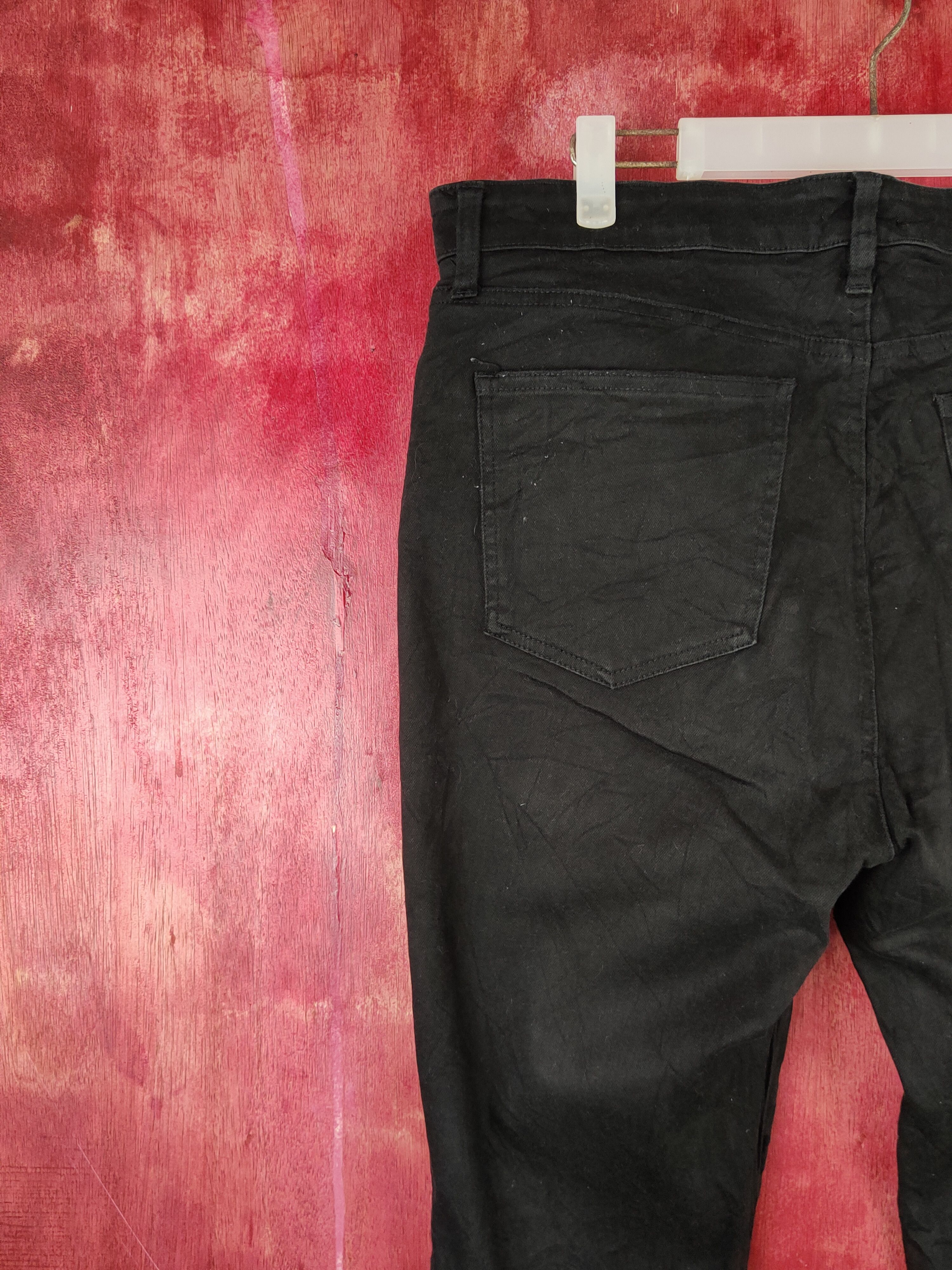 Japanese Brand Uniqlo Black Multipocket Skinny Jeans #S1429 Size US 34 / EU 50 - 11 Thumbnail