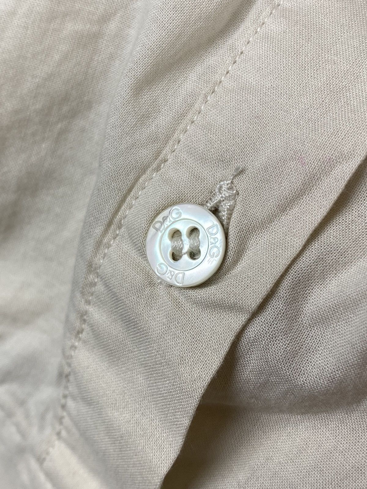 Dolce & Gabbana × Vintage Dolce & Gabbana shirt double collar logo D&G size 50 Size US M / EU 48-50 / 2 - 7 Thumbnail