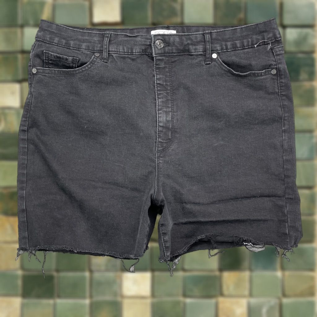 Vintage Sofia Vergara Jean Short Womens 20 Raw Hem Slim Daisy Duke 90s Rodeo Vintage N/A Size 42" / US 20 - 1 Thumbnail