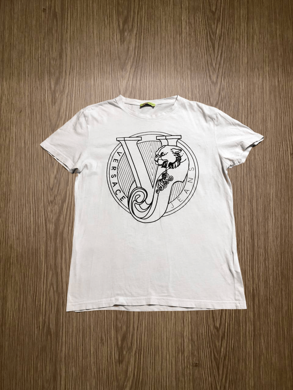 Versace Vintage Versace Big Logo T-shirt Size US M / EU 48-50 / 2 - 1 Thumbnail
