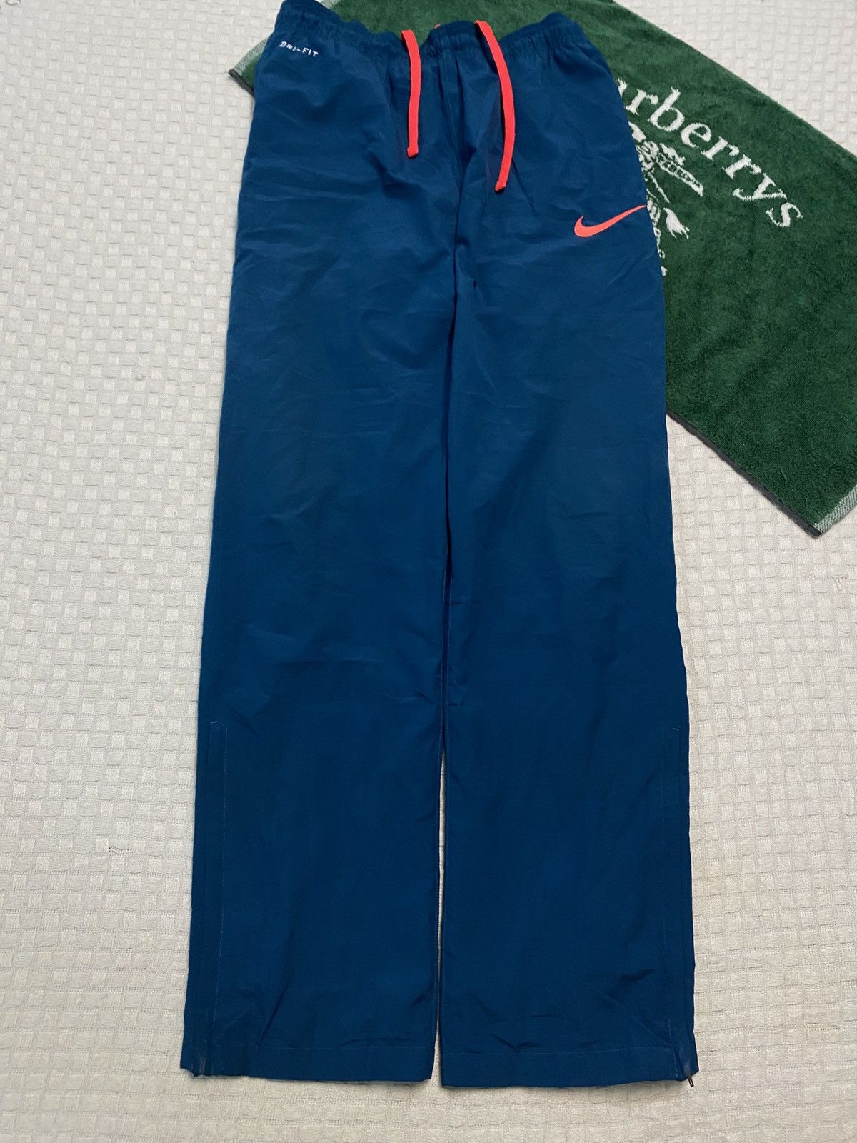 NOCTA × Nike 💥 VINTAGE NIKE 90S BAGGY WIDE LEG SWOOSH TRACK PANTS Y2K Size US 36 / EU 52 - 1 Thumbnail