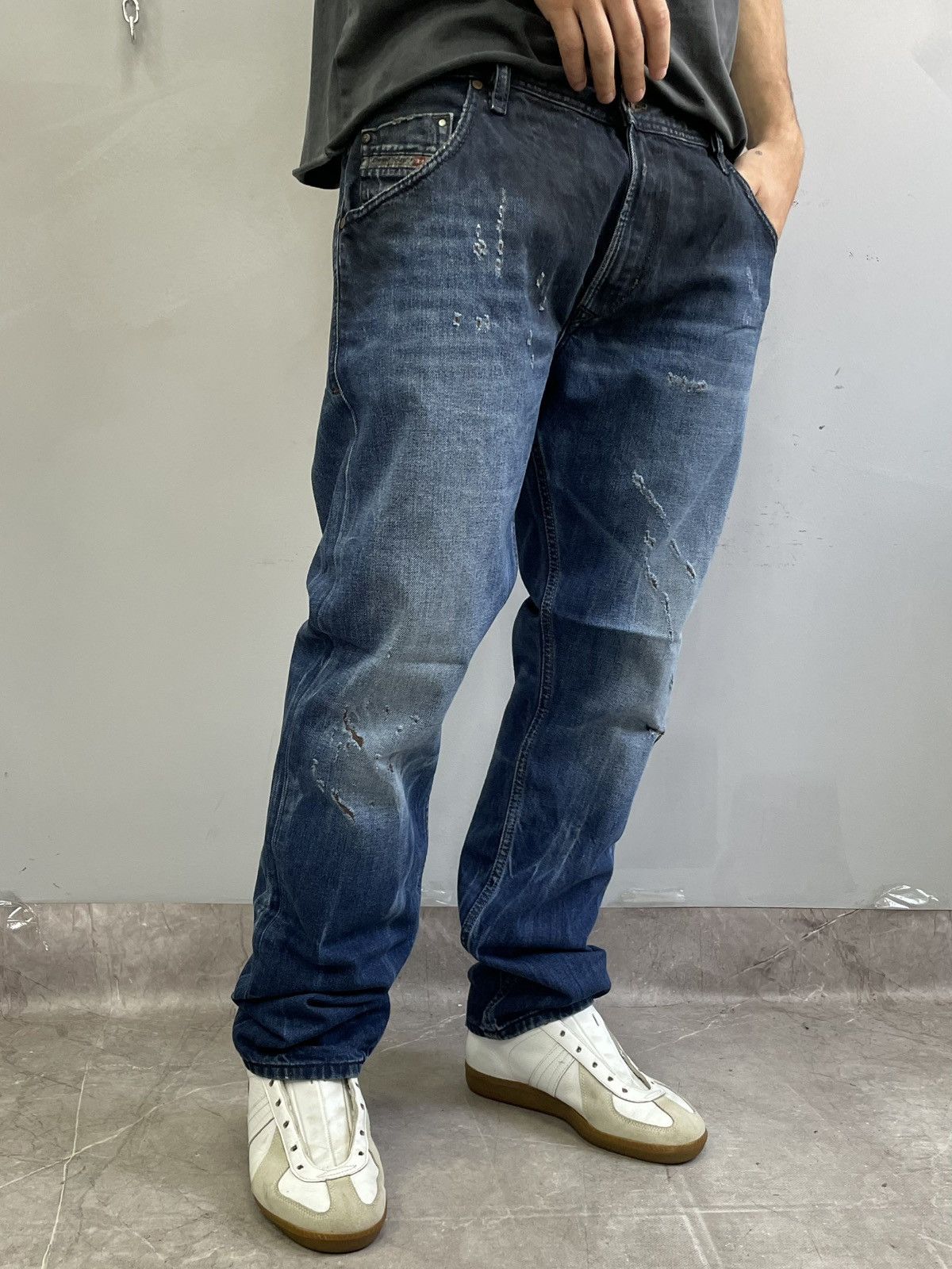 Diesel Diesel washed Distressed y2k jeans pants hype Size US 34 / EU 50 - 3 Thumbnail