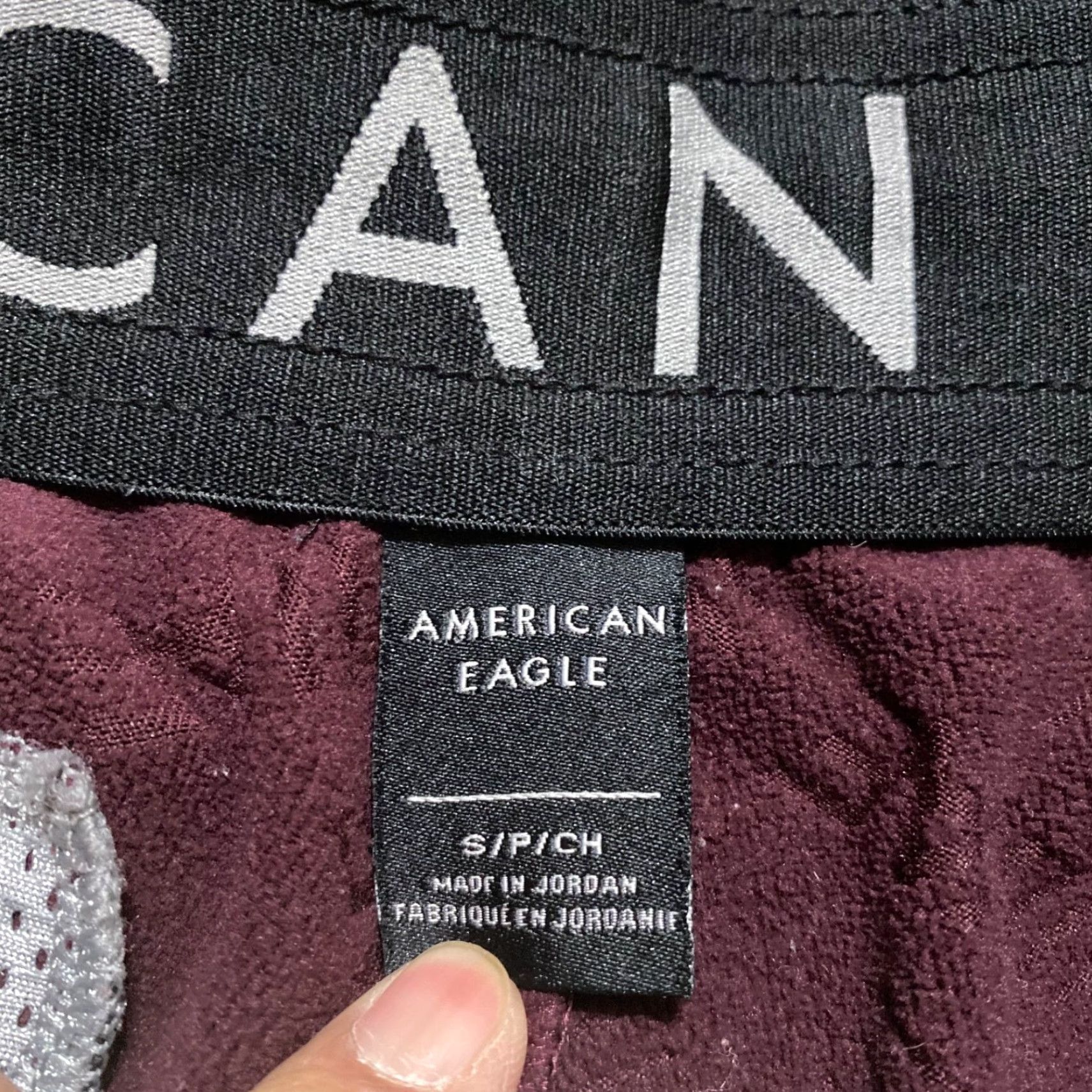 American Eagle Outfitters American Eagle Sweatpants Mens Small Red Elastic Waist Zip Pockets Size US 29 - 3 Thumbnail