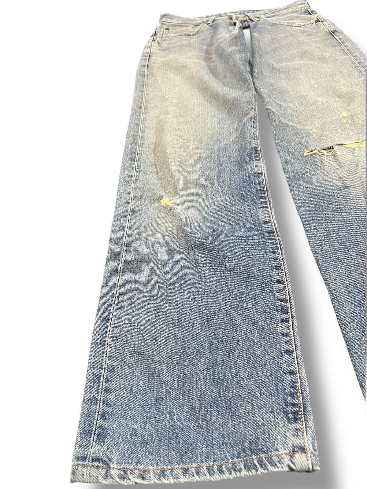 Edwin × Vintage Vintage Edwin 505X Selvedge Faded Denim Size US 29 - 3 Thumbnail