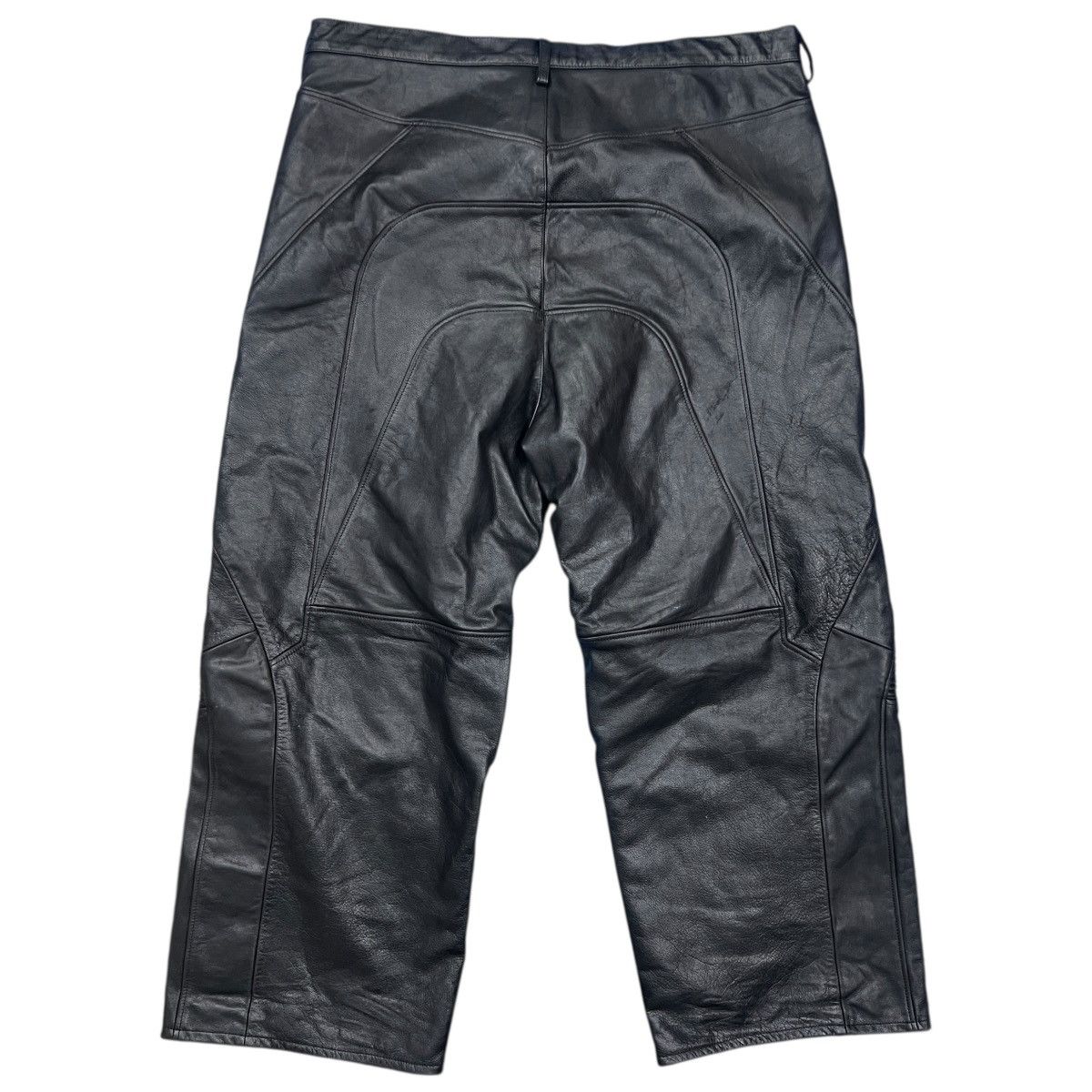 Balenciaga BALENCIAGA 2024SS Demna Gvasalia Leather Biker Racing Pants Size US 32 / EU 48 - 15 Thumbnail