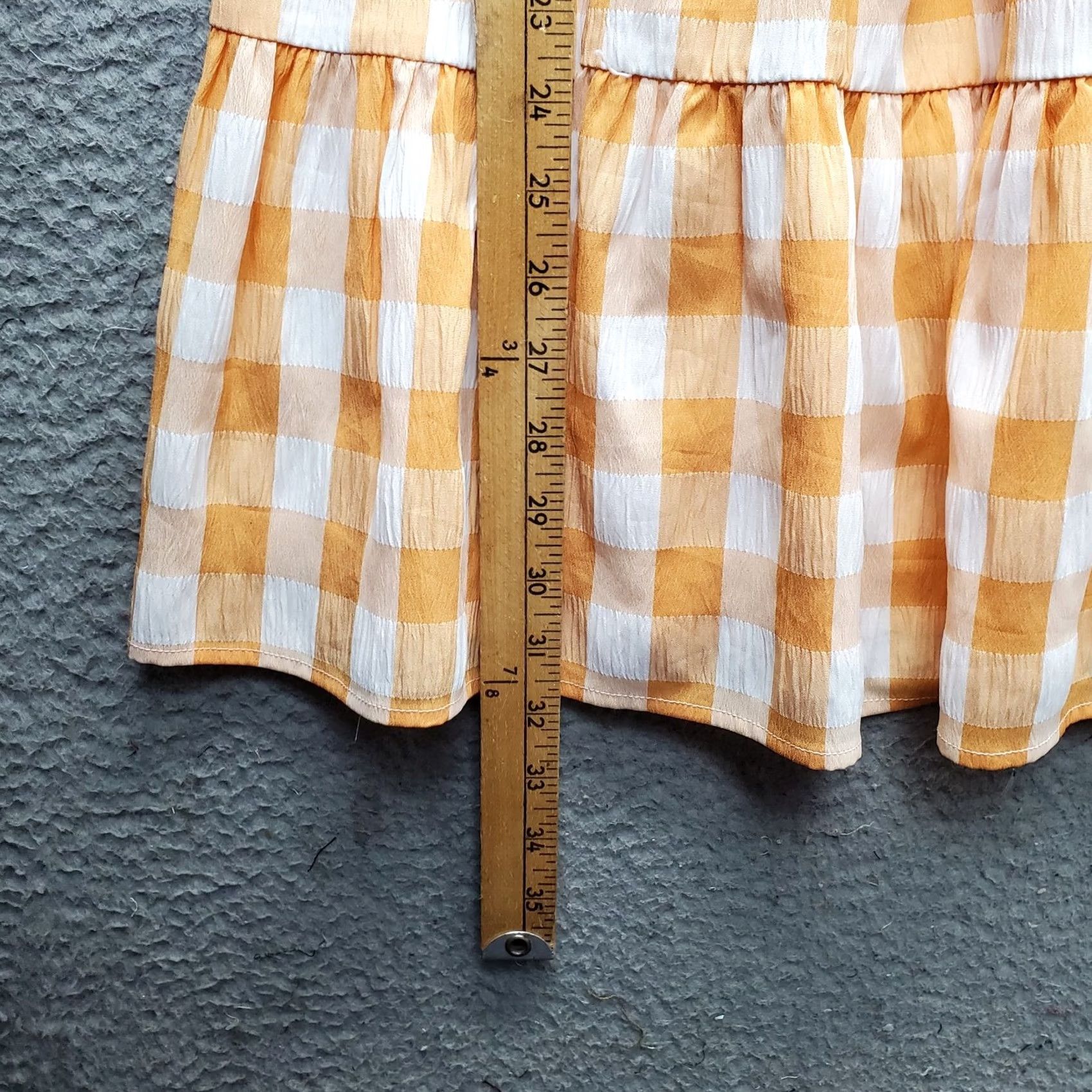 BB Dakota BB Dakota Mini Dress Womens XS Multi Gingham Smocked Chest Tiered Size XS / US 0-2 / IT 36-38 - 3 Thumbnail