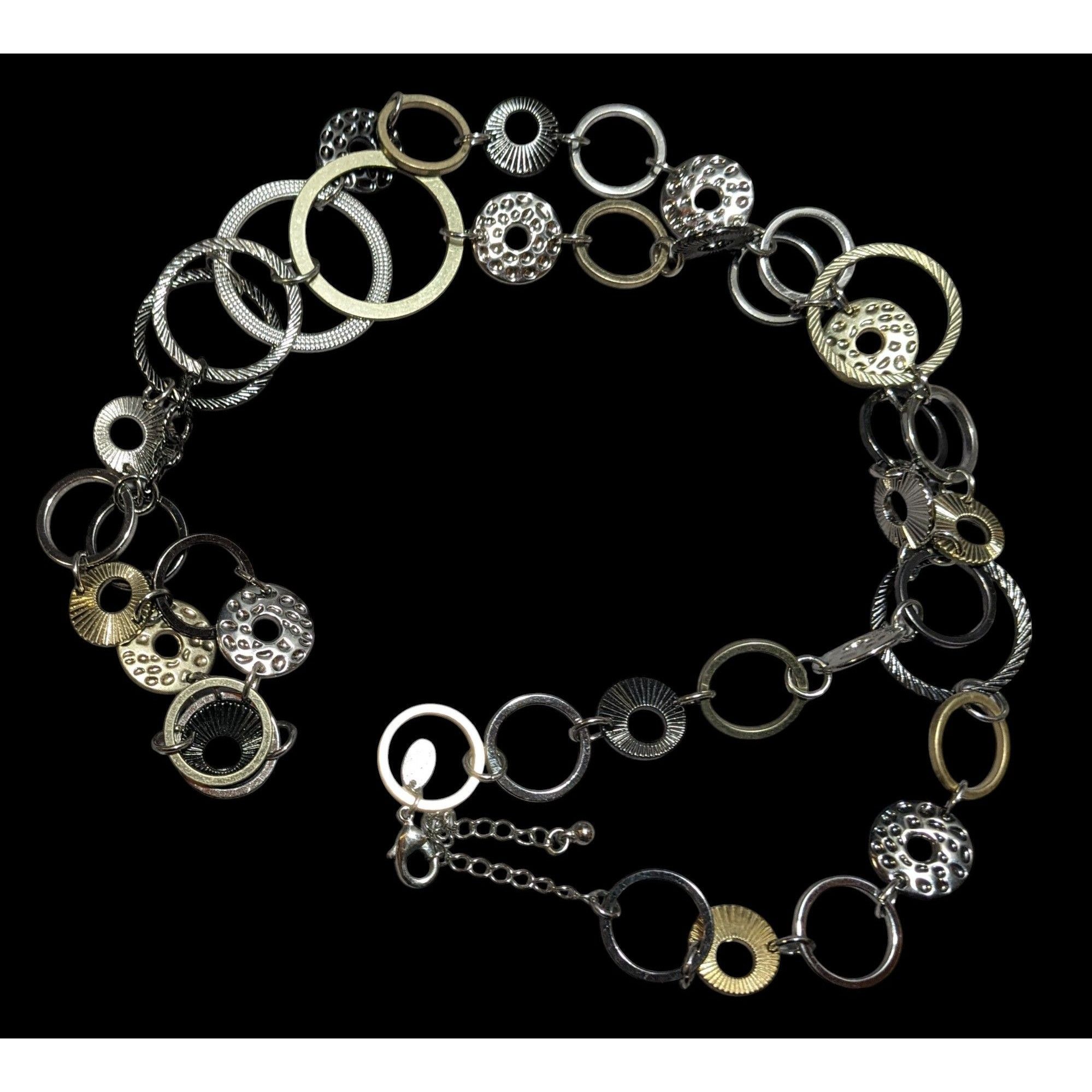 Other Lia Sophia Metallic Ring And Disc Necklace Size ONE SIZE - 1 Thumbnail