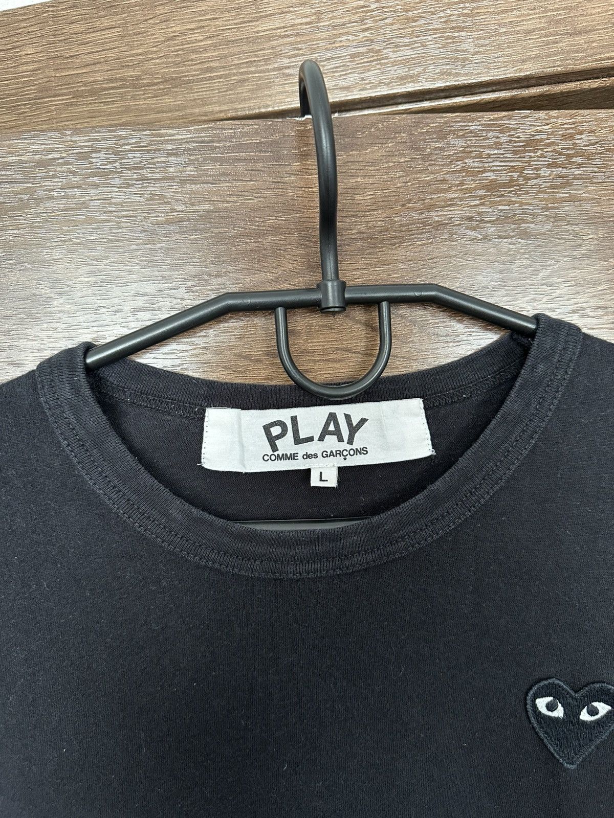 Comme des Garcons PLAY Comme Des Garcons PLAY CDG T-Shirt Black Logo Heart Size US L / EU 52-54 / 3 - 9 Thumbnail