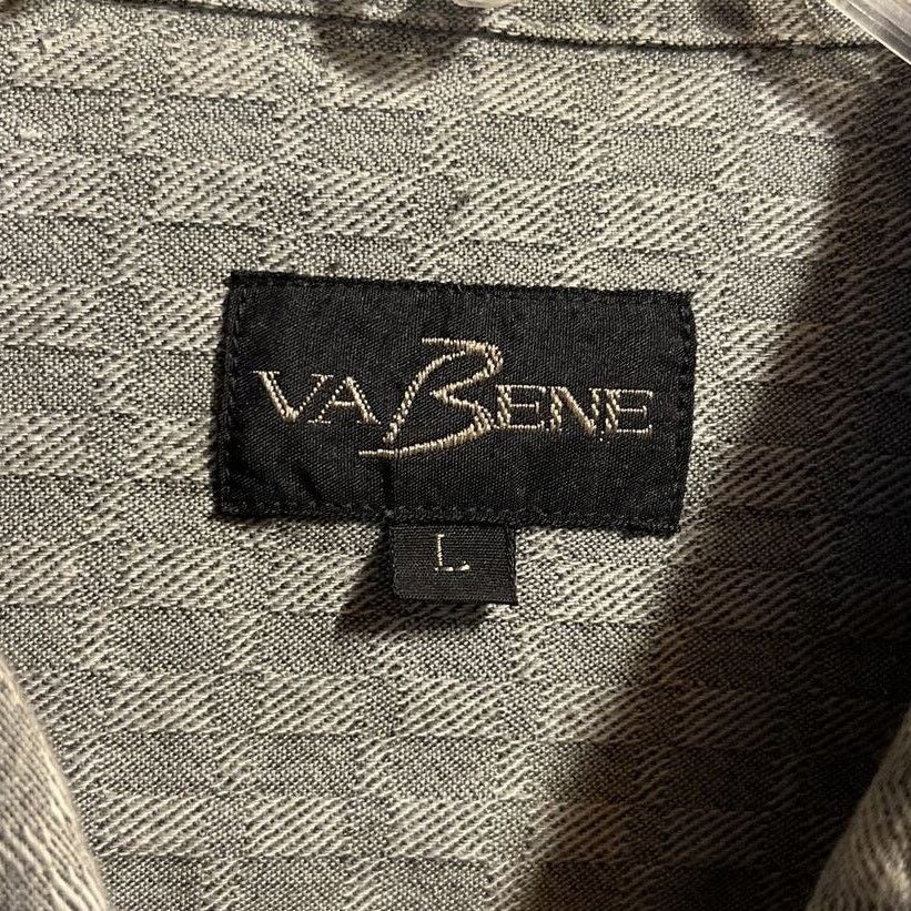 Other Va Bene VTG Men’s L Gray Check LS Button Down Cotton Shirt Size US L / EU 52-54 / 3 - 3 Thumbnail
