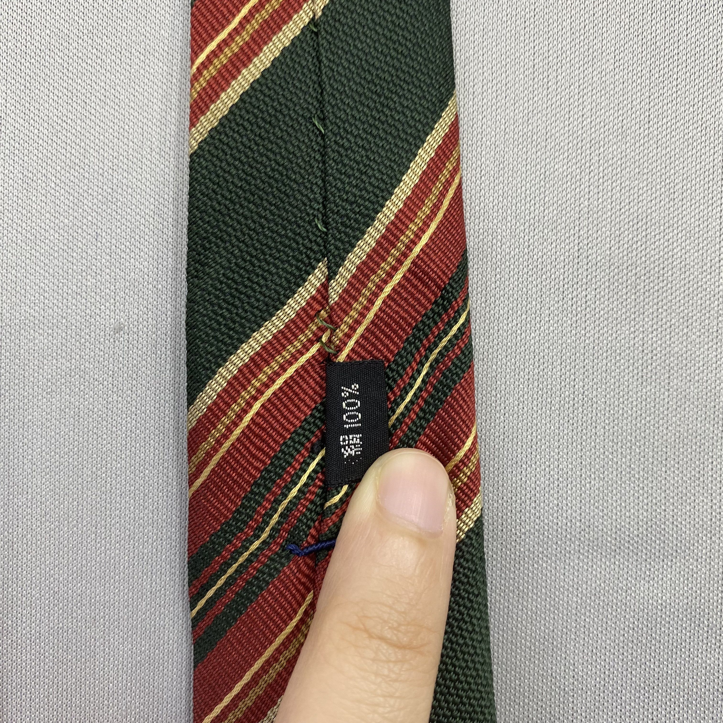 Other Vintage Christian Dior SILK Necktie Cravate Pure Silk Size ONE SIZE - 7 Thumbnail